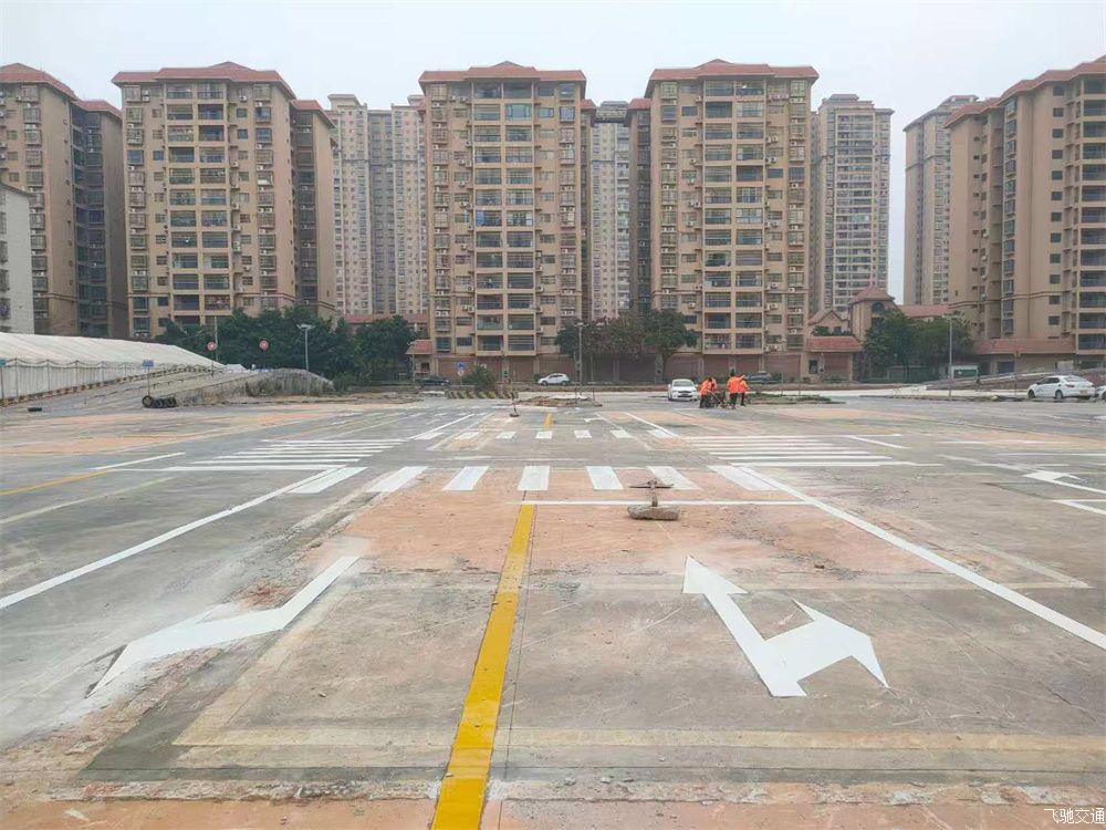 武鳴里建榮盛駕校劃線